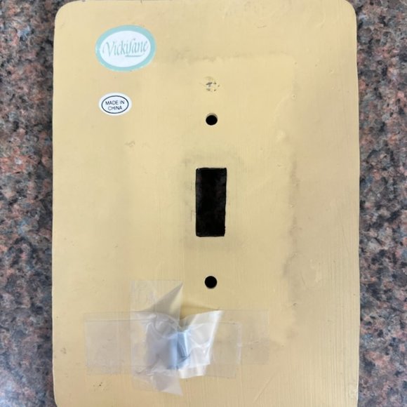 Ceramic composite Giraffe switch plate cover - Picture 4 of 6